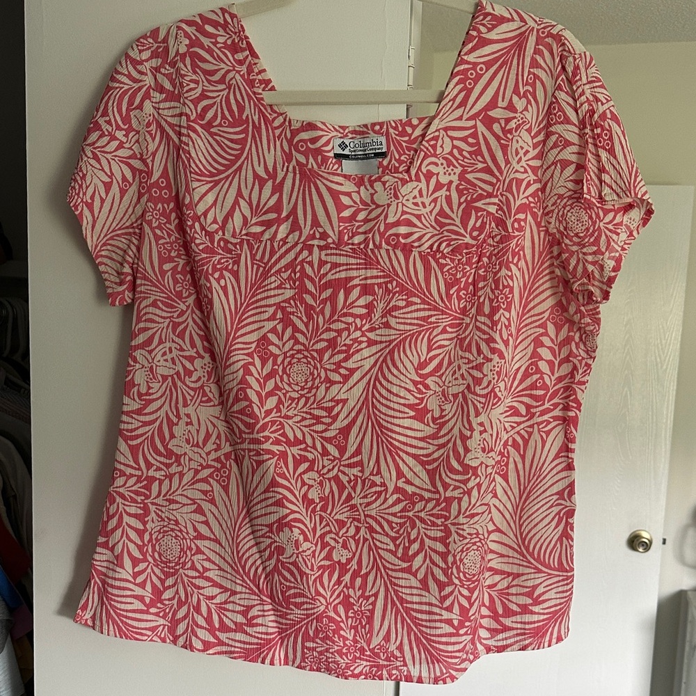 Pink Floral Women's Top